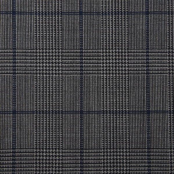 Heavy Grey and Navy Glen Check