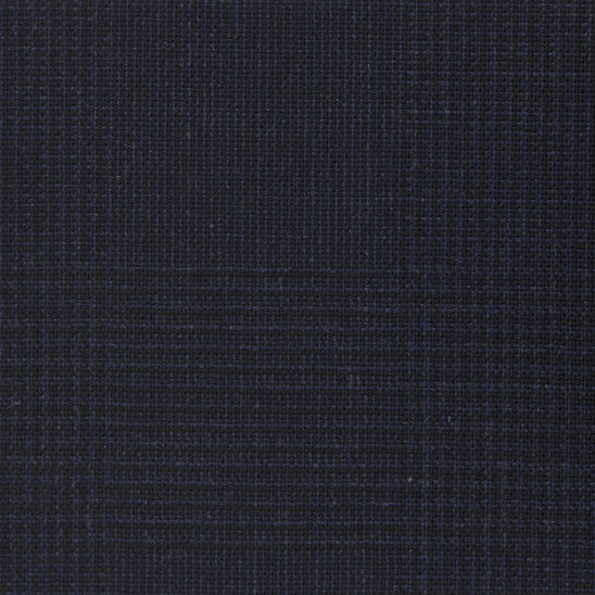 Navy Glen Check High Twist