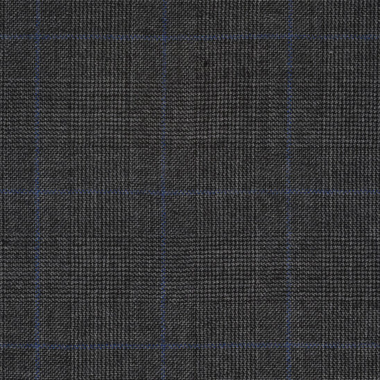Grey Glen Check with Blue Overcheck