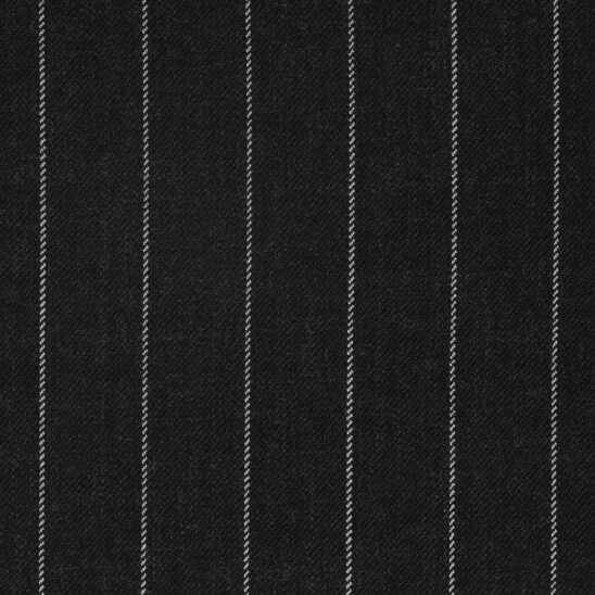 Charcoal Grey Bold Pinstripe
