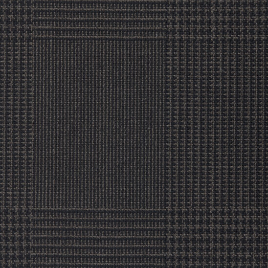 Medium Grey Glen Check High Twist