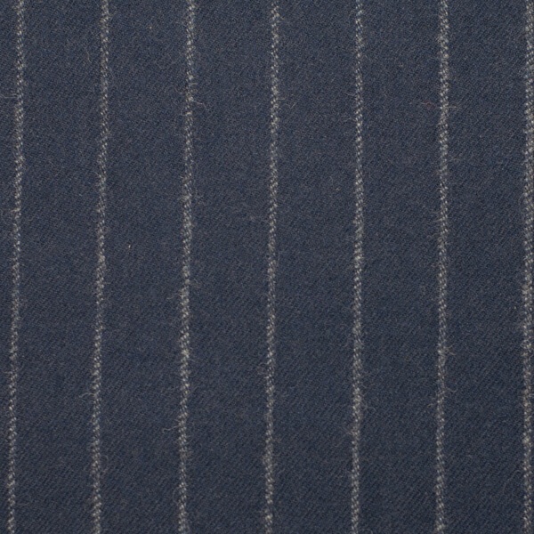 Cloud Blue Chalkstripe Twill