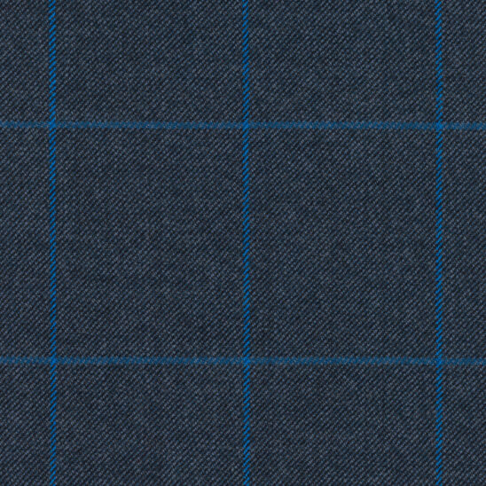 Navy and Blue Windowpane