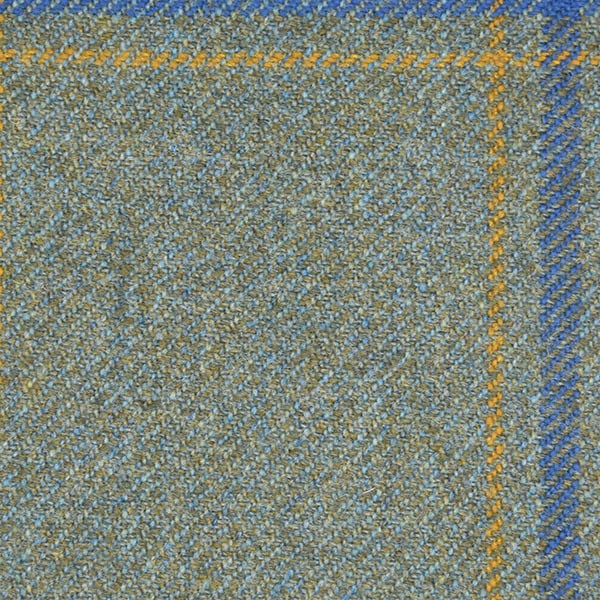 Green, yellow and Blue Windowpane