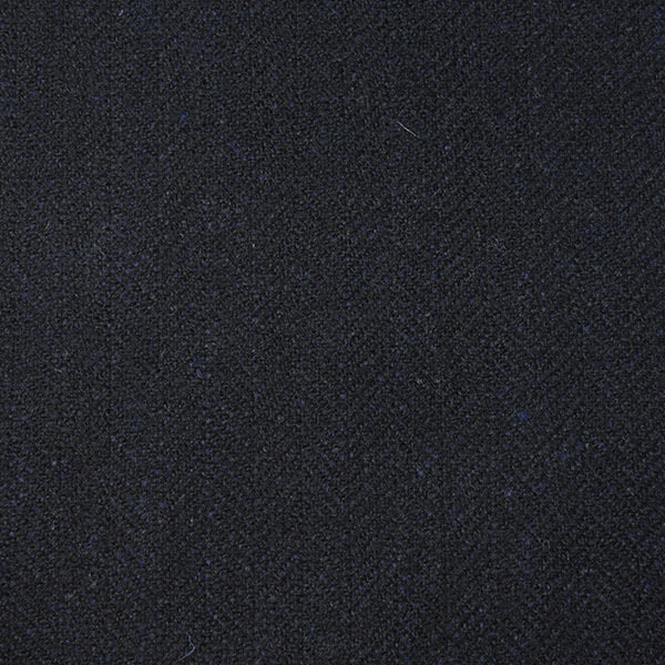 Navy Herringbone Tweed