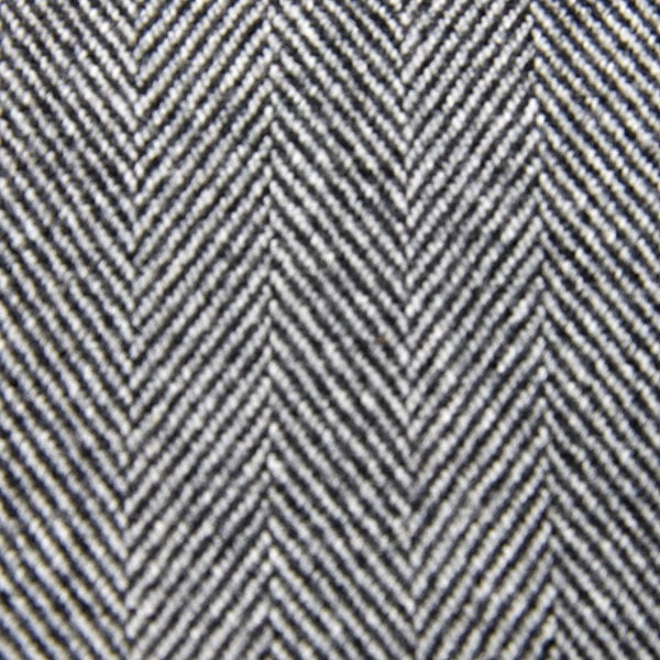Black and White Herringbone