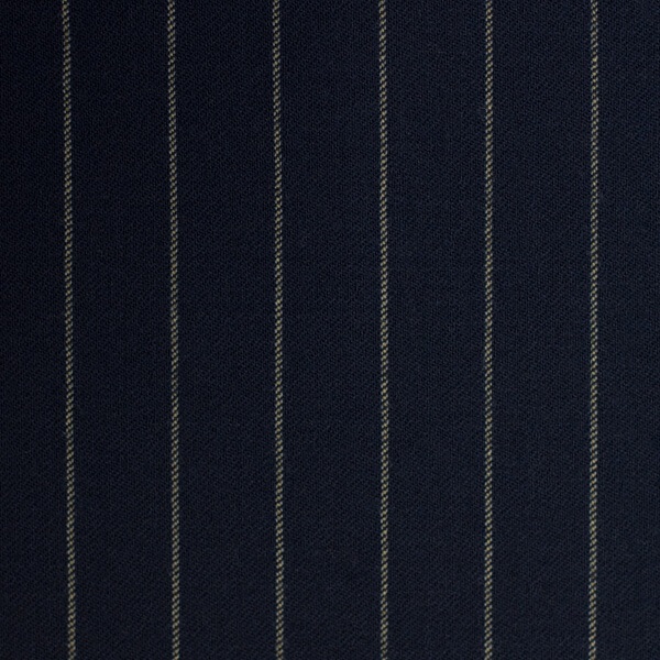 Navy Chalkstripe Flannel