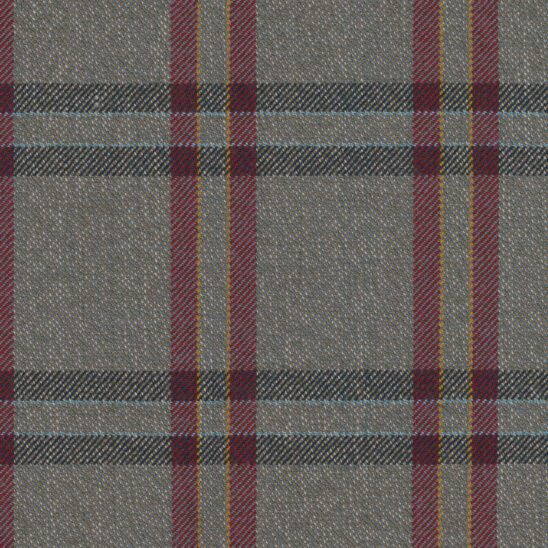 Tan Blue and Red Overcheck