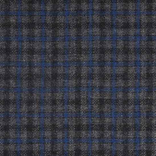Grey and Royal Blue Box Check