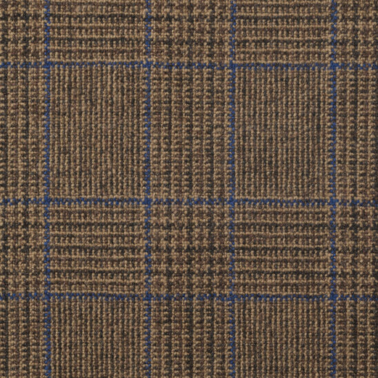 Tan and Blue Glen Check