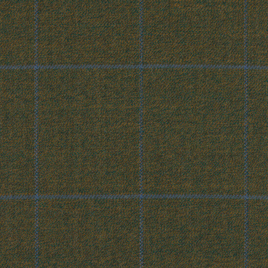 Ledger Green and Light Blue Windowpane