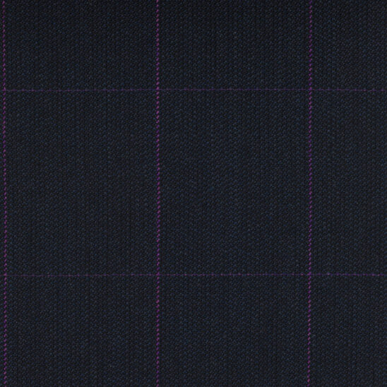 Navy and Purple Windowpane