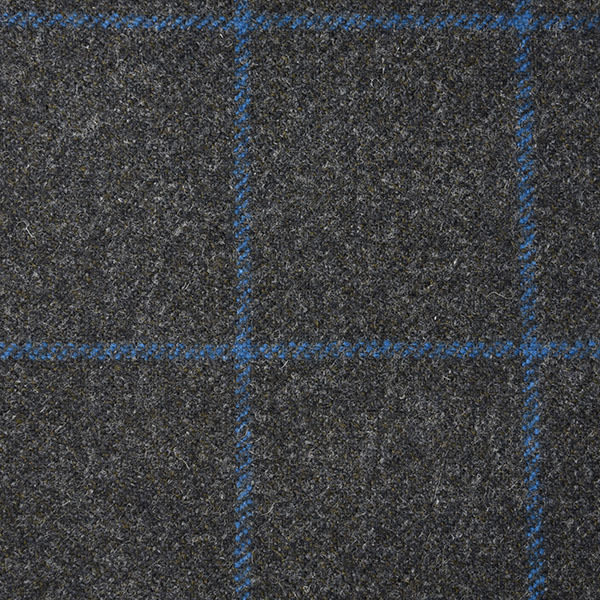 Steel Grey Mix and Blue Windpowpane