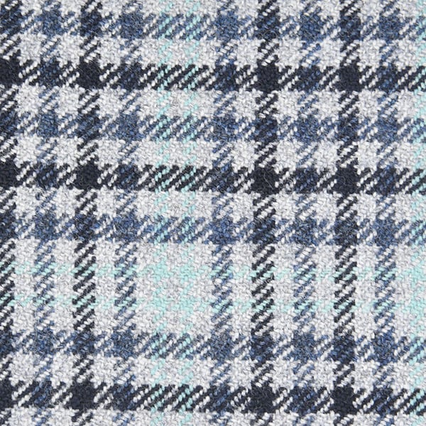 Blue and White Box Check