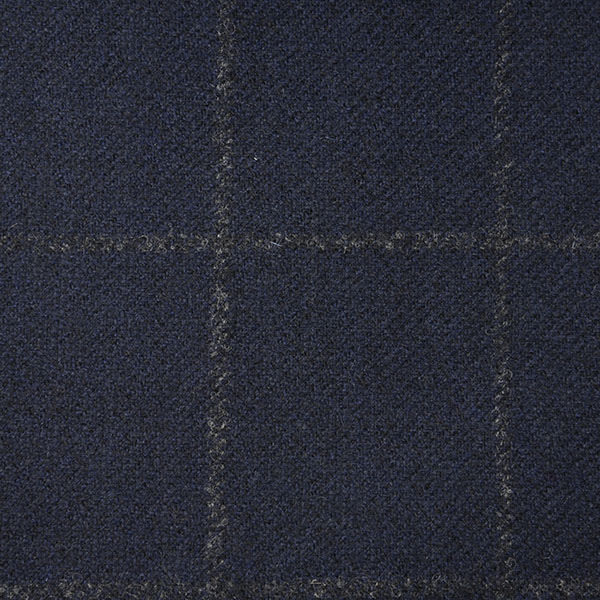 Navy and Grey Windowpane