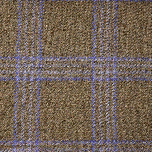 Brown and Blue Box Check