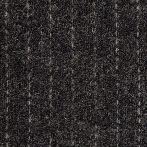 Grey Pinstripe Harris Tweed
