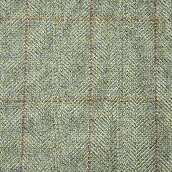 Olive Green and Brown Windowpane