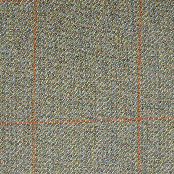 Taupe and Mustard Windowpane