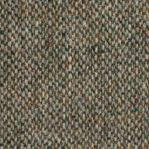 Sage, Brown and Cream Basketweave Harris Tweed