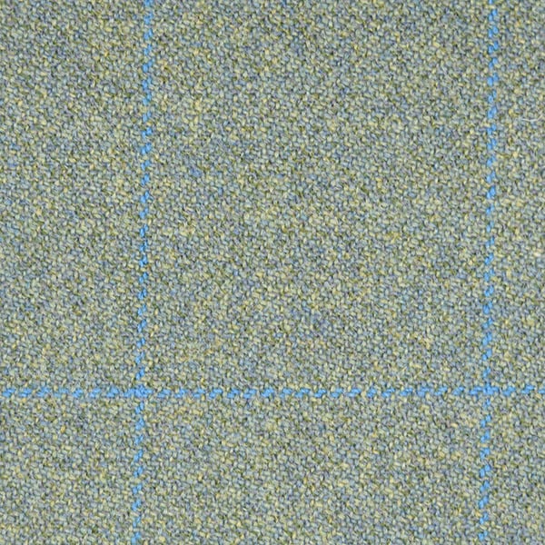 Green and Sky Blue Windpowpane