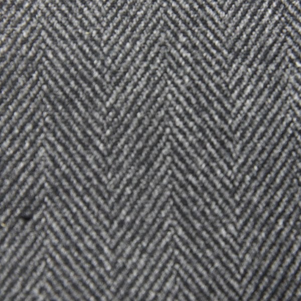 Grey and Black Herringbone
