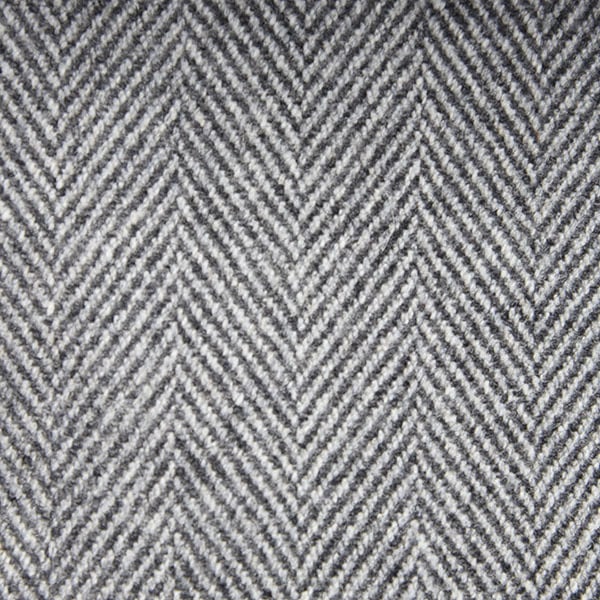 Black and White Herringbone