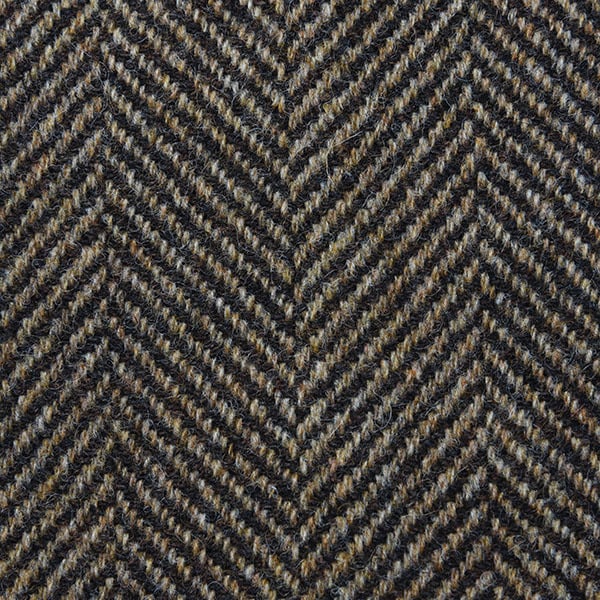 Dark Brown Herringbone