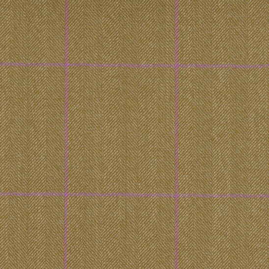 Brown and Pink Windowpane Herringbone