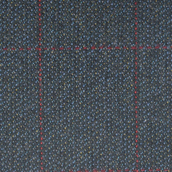 Blue and Red Windpowpane