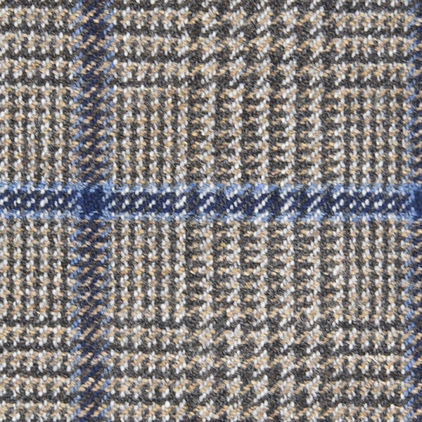 Brown and Blue Glen Check