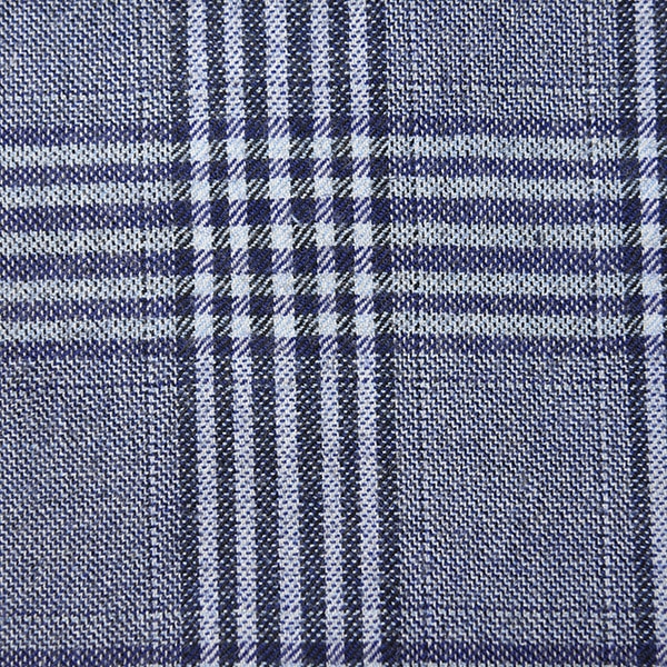 Blue and Grey Glen Check