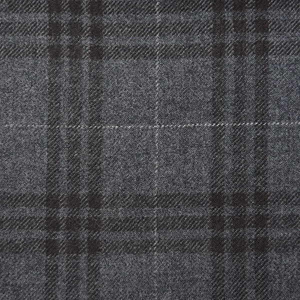 Grey and Charcoal Windowpane Check