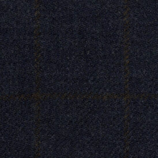 Dark Denim and Green Windowpane