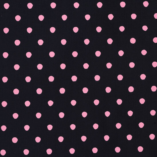 Navy and Pink Polkadots