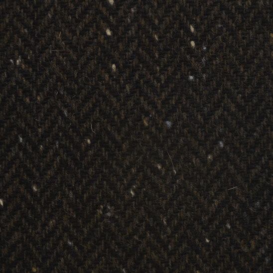 Dark Brown Herringbone