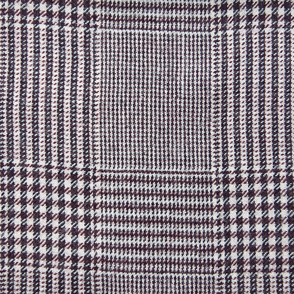 Auburn Brown and White Glen Check