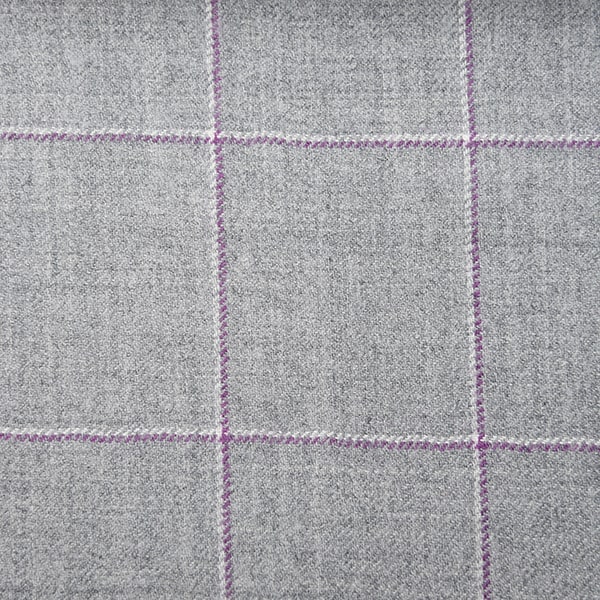 Grey and Lilac Windowpane