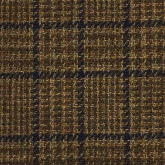 Brown and Dark Brown Glen Check