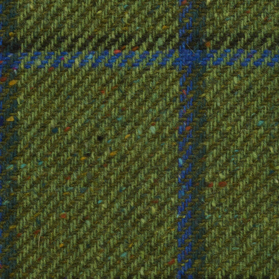 Leaf Green and Blue Windowpane
