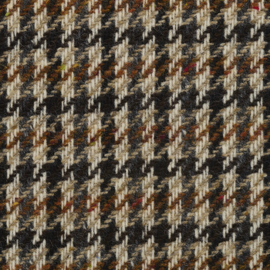 Brown and Cream Houndstooth