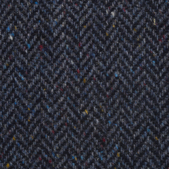 Blue and Navy herringbone