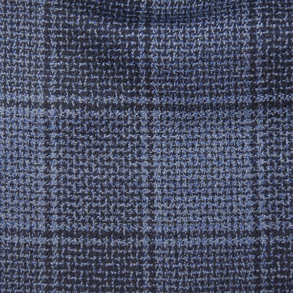 Textured Blue Glen Check