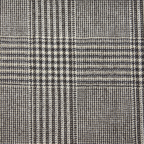 Cream and Brown Glen Check