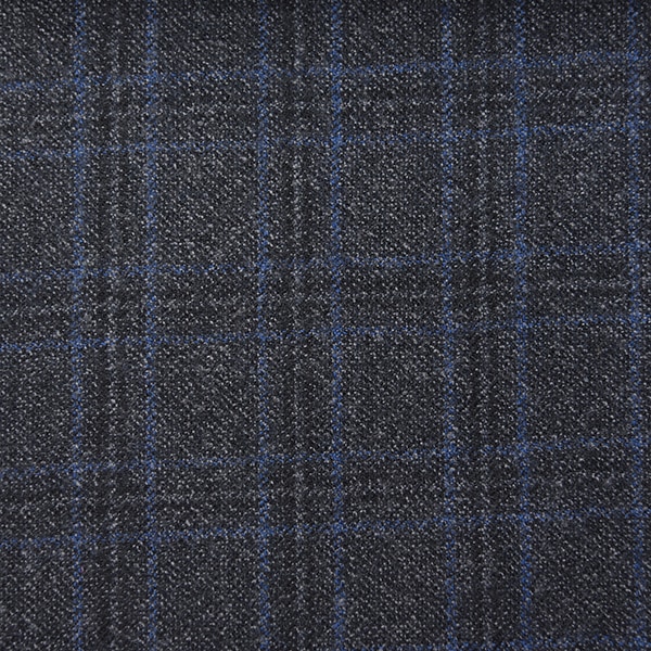 Mineral Grey and Blue Heavy Glen Check