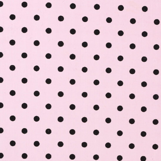 Pink Polkadots Black