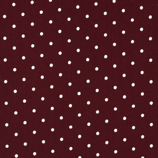 Burgundy Polkadots