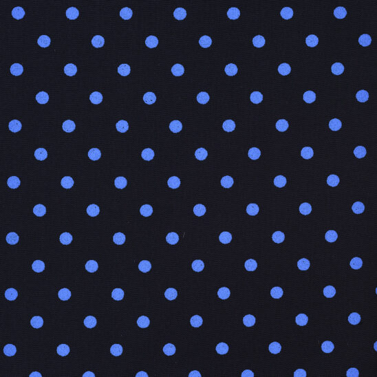 Navy Polkadots