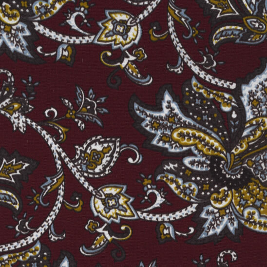 Burgundy Large Paisley