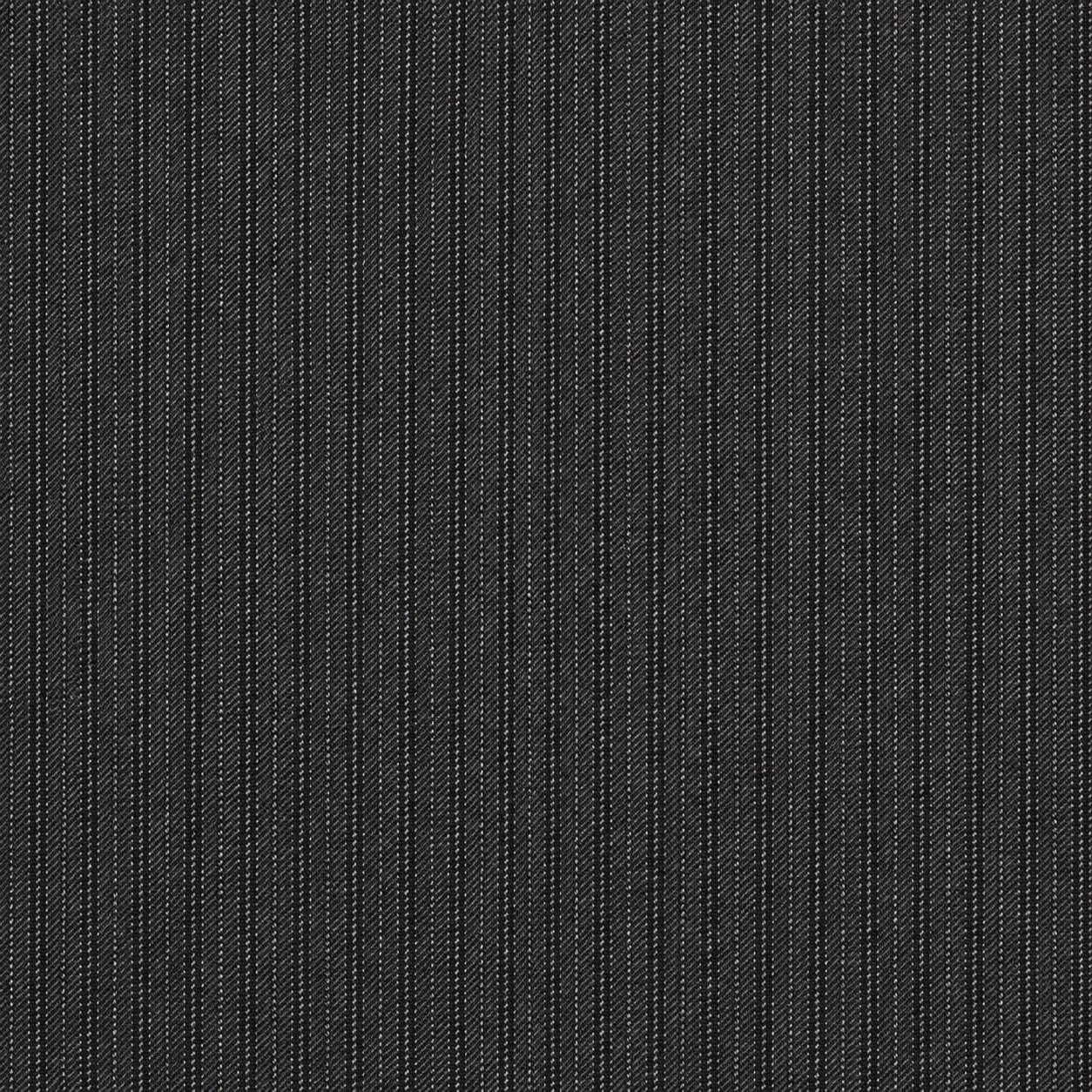 Black & Grey Cashmere Stripe - 100% Wool - 350g